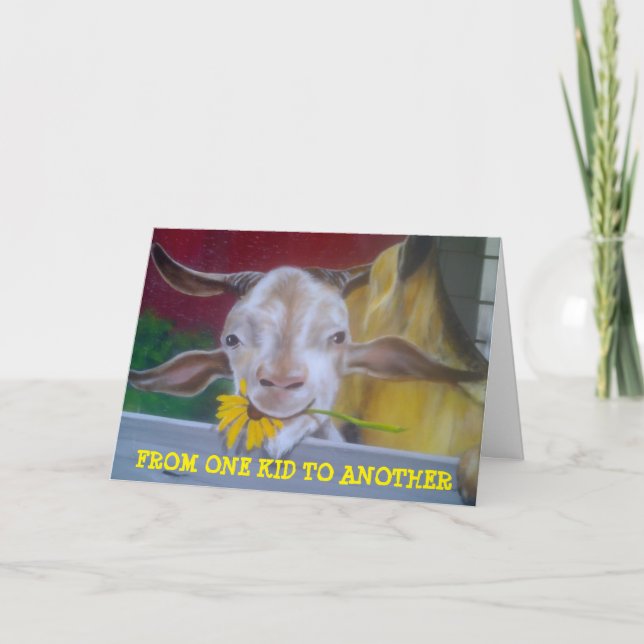 DE UMA CRIANÇA "ADULTA" PARA OUTRA CARTÃO DE ANIVE (Frente)