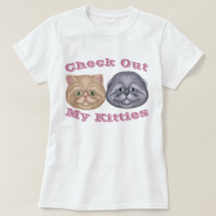 Dê uma olhada na camiseta dos meus Gatinhos
