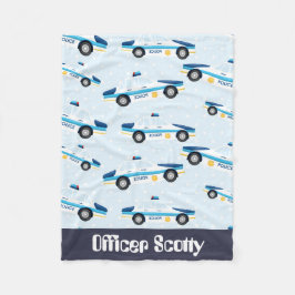 De Velo Agente adiciona nome para a polícia bebê cobertor