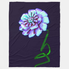 De Velo : Artístico Cobertor Fleece com Estampa Floral Rox