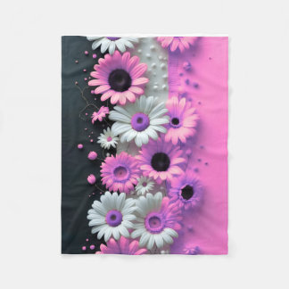 De Velo Cobertor ADOM Pink Daisy Floral