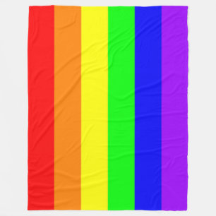 De Velo Cobertor Arco-íris Orgulho Gay (Cores Puras)