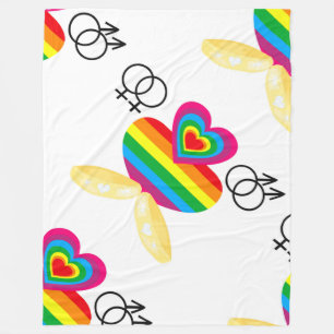 De Velo cobertor casamento gay