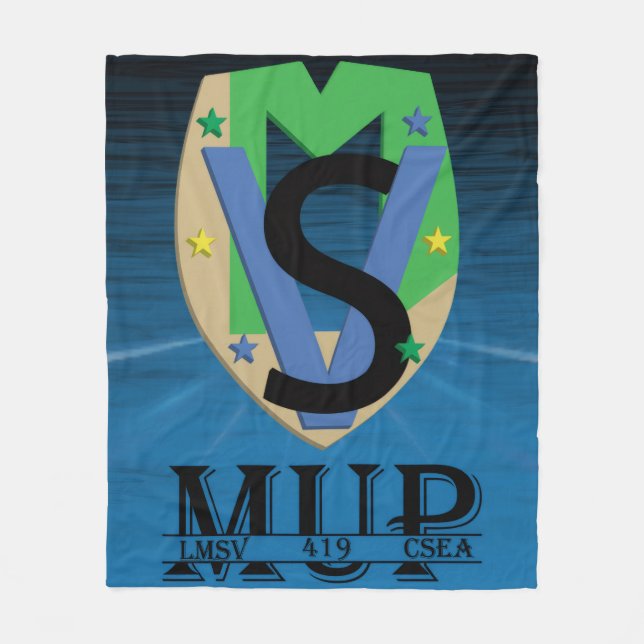 De Velo Cobertor com Logo da Linha Mup (Frente)