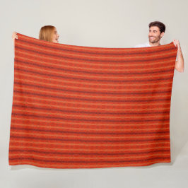De Velo Cobertor com Padrão Asteca Laranja Rústico 152 cm