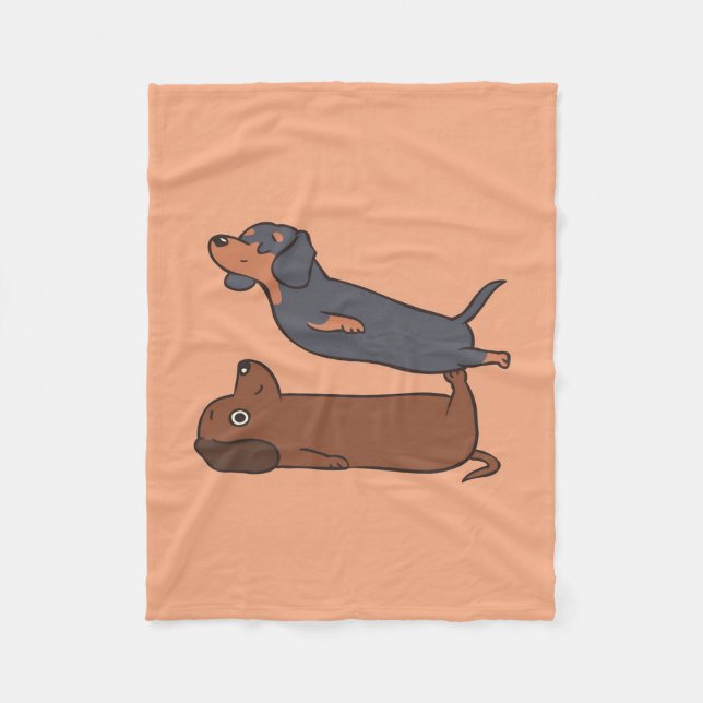 De Velo cobertor Dachshund|Dachshund Mama Funny (Frente)
