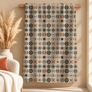 De Velo Cobertor Decorativo Padrão Africano Ferrugem Cultu