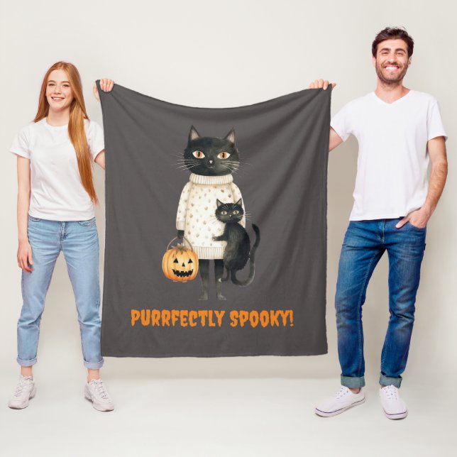 De Velo cobertor do Baby Boo Halloween (In Situ)