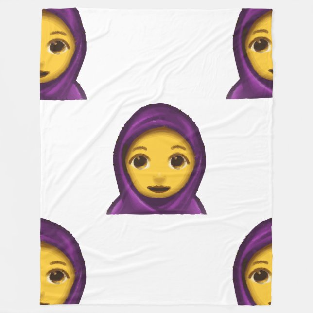De Velo cobertor emoji hijab (Frente)