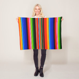 De Velo Cobertor Estilo Serape Mexicano