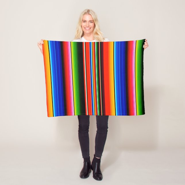 De Velo Cobertor Estilo Serape Mexicano (In Situ)