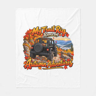 De Velo Cobertor Fleece My Trail Rig Preto