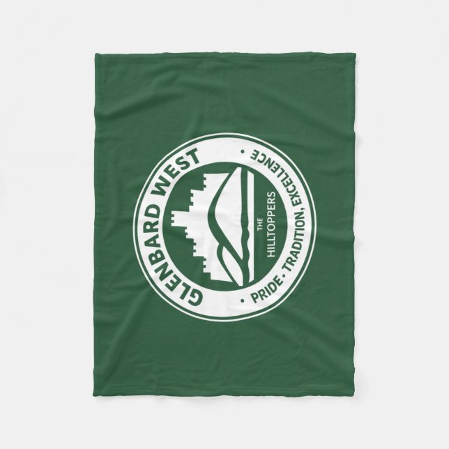 De Velo Cobertor Glenbard West Fleece | The Hilltoppers (Frente)