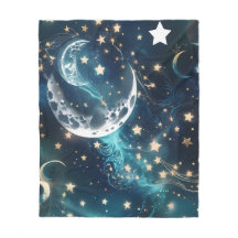 Cobertor Lua Celestial Verde Esmeralda – Costura d