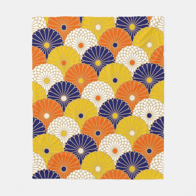 De Velo cobertor padrão japan kimono (Frente)