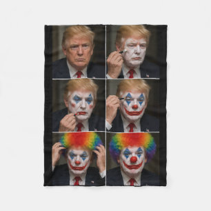 De Velo Cobertor Palhaço Trump