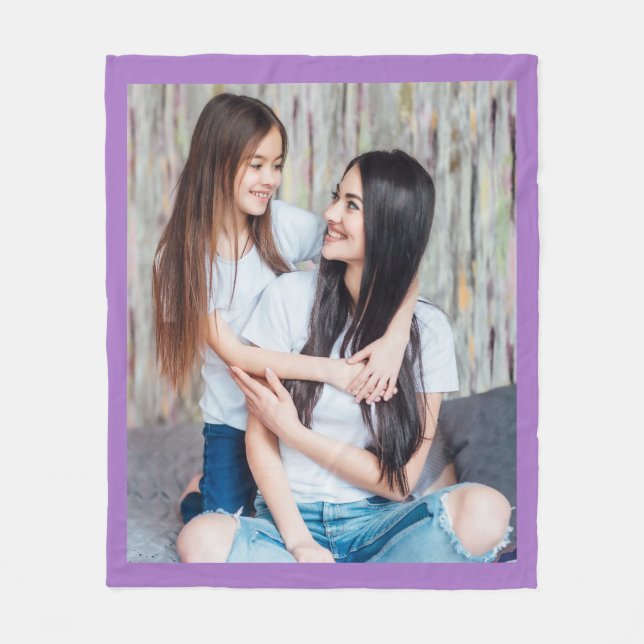 De Velo Cobertor Personalizado com Foto da Tia Violeta Pre (Frente)
