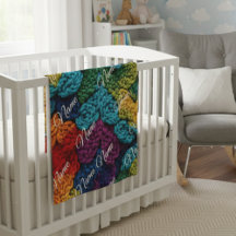Cobertor Personalizado para Bebê com Nome
