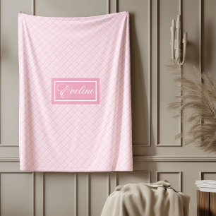 De Velo Cobertor Personalizado Pastel Moderno Chic Confort