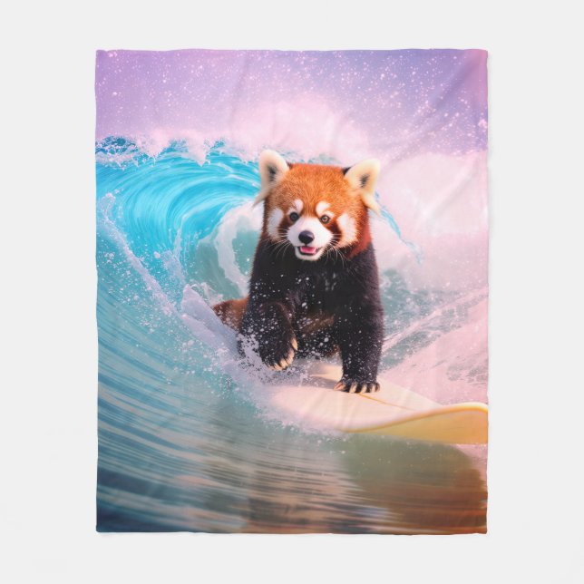 De Velo Cobertor Red Panda 50" x 60" (Frente)