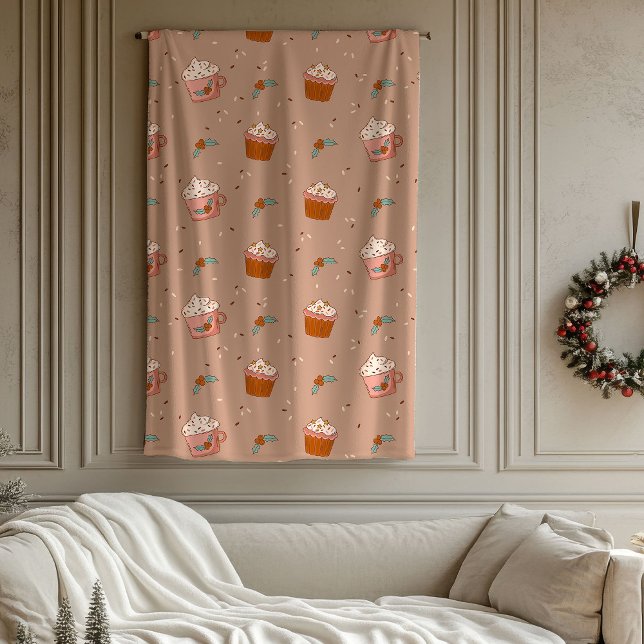 De Velo Cobertor Retro Pastel Groovy Natal Lar Toque (Pastel Retro Blanket Groovy Christmas Home Touch)