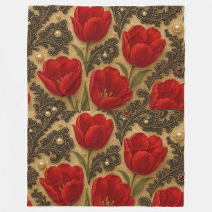 De Velo COBERTOR Tulipas e Renda DESIGN