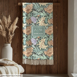 De Velo Delicate Morris estilo art nouveau cobertor floral