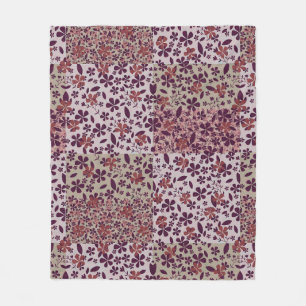 De Velo Design Floral Vintage – Cobertor Botânico Clássico