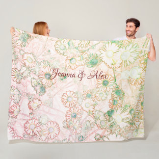 De Velo Estrelas em cobertor vermelho e verde