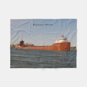 De Velo Hon James L. Oberstar fleece cobertor