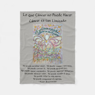 De Velo Lo que cáncer no Puede Hacer Angel Chemo cobertor