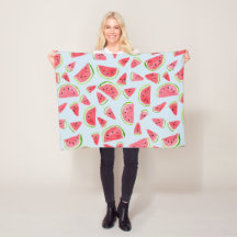 Melancia aquosa, coloração aquosa, cobertor colori