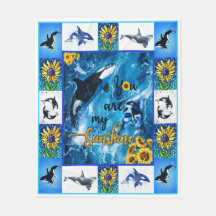 Você É Meu Sol Cobertor Orca Quilt