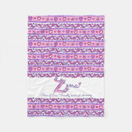 De Velo Zena personalizou o nome Z significando cobertor d