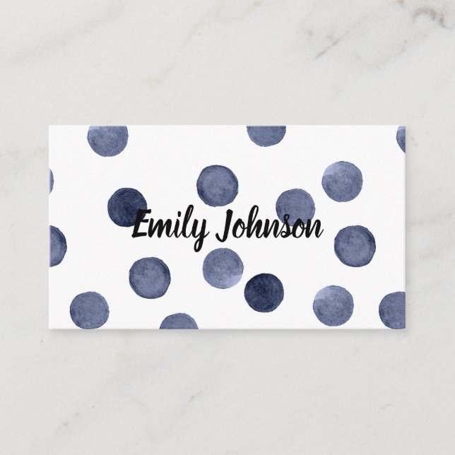 De Visita Aquarela, cartão pessoal (Frente)