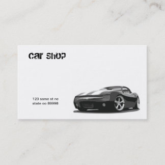 De Visita Auto cartão básico