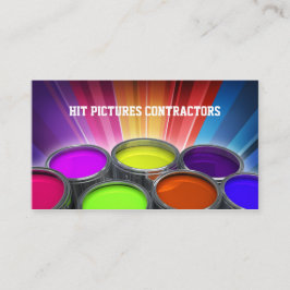 De Visita Cartão brilhante da construção do contratante do