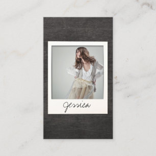 De Visita Cartão com fotos Instantâneo Personalizável para A