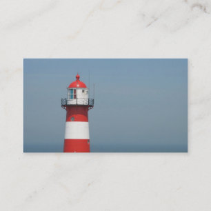 De Visita Cartão com fotos pequeno do mar listrado branco