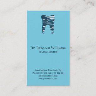 De Visita Cartão Dentista Dentário Dentário Dentário Den