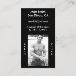 De Visita Cartão do cruzeiro