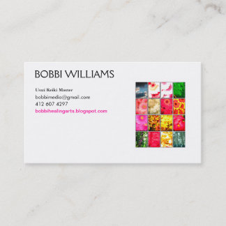 De Visita cartão do reiki