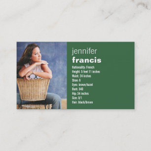 De Visita Cartão dos comp(s) do cruzamento verde mini