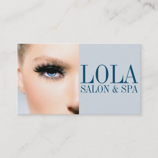 De Visita Cartão Estético do Artista Spa do Salão Moderno (Frente)