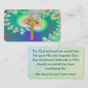 De Visita Cartão John 3:16