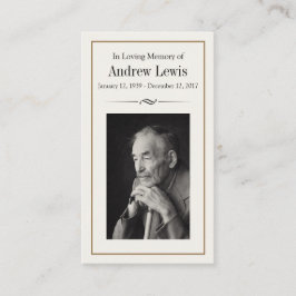 De Visita Cartão Memorial