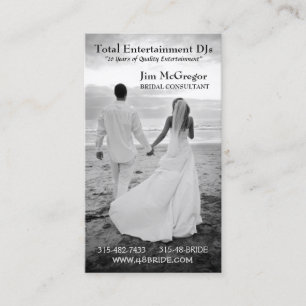 De Visita Cartão nupcial