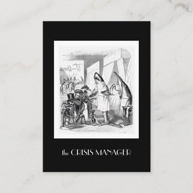 De Visita Cartão Personalizável do Mediador J. Grandville (Frente)