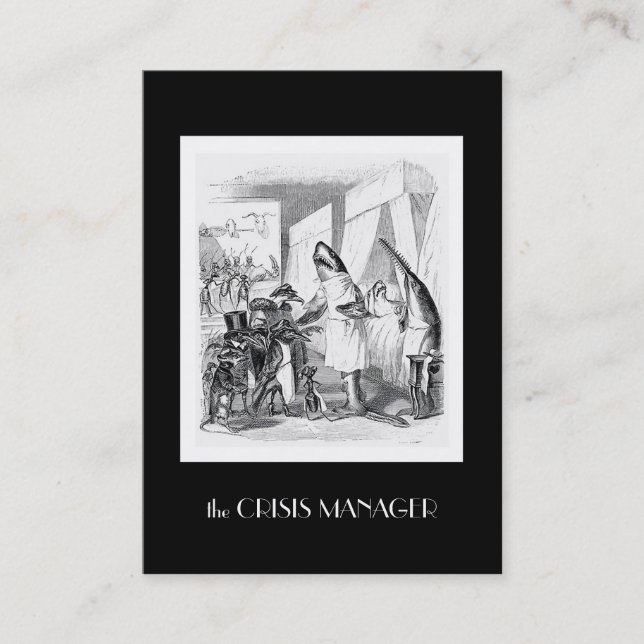 De Visita Cartão Personalizável do Mediador J. Grandville (Frente)