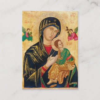 De Visita Cartão Sagrado | Nossa Senhora/Mãe da Ajuda Perpét
